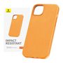 Phone Case for iPhone 15 Plus Baseus Fauxther Series (Orange), Baseus P60157304713-02