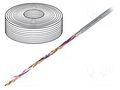 Wire: data transmission; chainflex® CF211.PUR; 8x2x0.25mm2; grey IGUS CF211.PUR.02.08.02
