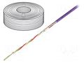 Wire: data transmission; chainflex® CFBUS,hybrid; violet; Cu IGUS CFBUS.065