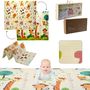 Double-Sided Educational Play Mat Stimulating Extralink, 180x200x1 cm Folding Animals-Numbers + Bag, EXTRALINK EX.27931 5907207227931