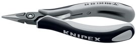 KNIPEX 34 22 130 ESD Precision Electronics Gripping Pliers ESD with multi-component handles burnished 130 mm 34 22 130 ESD 4003773061656
