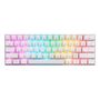 Wireless Mechanical keyboard Motospeed SK62 White (red switch), Motospeed SK62-white-Red