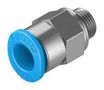 PUSH-IN FITTING, 6MM, M6, 11.8MM QSM-M6-6