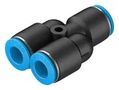 PUSH-IN Y-FITTING, 8MM, 15MM 153150