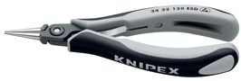 KNIPEX 34 32 130 ESD Precision Electronics Gripping Pliers ESD with multi-component handles burnished 130 mm 34 32 130 ESD 4003773061670