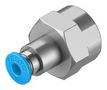 PUSH-IN FITTING, 4MM, G1/4, 9.7MM QSF-1/4-4-B