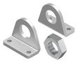 FOOT MOUNTING, 25MM, GALVANIZED STEEL 5128