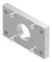 FLANGE MOUNTING, 80MM, GALVANIZED STEEL FNC-80