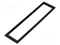 Frontal bezel; Dim: 161x40.2mm; 145x28mm; ABS; Colour: black DISPLAY VISIONS EA017-13UKE