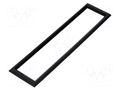 Frontal bezel; Dim: 161x40.2mm; 145x28mm; ABS; Colour: black DISPLAY VISIONS EA017-13UKE