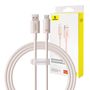 Fast Charging cable Baseus USB to USB-C Habitat Series 1m 100W (pink), Baseus P10360203421-00