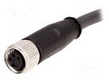 Connector: M8; female; PIN: 4; straight; with lead; plug; 7.5m HARTING 21348100489075