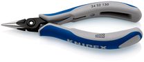 KNIPEX 34 52 130 Precision Electronics Gripping Pliers with multi-component handles burnished 130 mm 34 52 130
