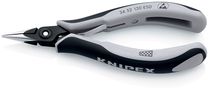 KNIPEX 34 52 130 ESD Precision Electronics Gripping Pliers ESD with multi-component handles burnished 130 mm 34 52 130 ESD 4003773080305