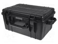 Case; tool case; black; ABS; 580x400x280mm; IP67 NEWBRAND NB-45-10-B