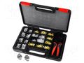 Kit: for crimping push-on connectors, terminal crimping; case NEWBRAND NB-CRIMP-TSET02