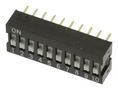 DIP SW, SPST, 0.025A, 24V, 10POS, THT A6E-0104-N