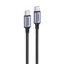 Cable USB-C to USB-C Foneng X95 1.2m 60W (gray), Foneng X95 1.2m C-C