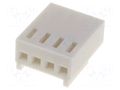 Connector: wire-board; plug; female; PIN: 4; 3A; 250V; for cable ADAM TECH MTA-04