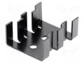 Heatsink: moulded; SOT32,TO220; black; L: 30mm; W: 25.4mm; H: 13mm FISCHER ELEKTRONIK FK214