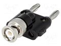 Adapter; banana 4mm plug x2,BNC plug; 500V FLUKE FLK-BP881