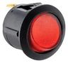 ROCKER SW, SPST, 24VDC, RED, PANEL MP004433