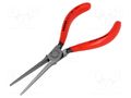 Pliers; half-rounded nose,elongated; Pliers len: 160mm KNIPEX KNP.3111160