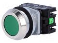 Switch: push-button; 30mm; Stabl.pos: 1; NC + NO; green; IP56; NEF30 PROMET NEF30-KZXY