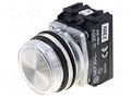 Control lamp; 30mm; NEF30; -15÷30°C; Illumin: LED,filament lamp PROMET NEF30-LPB220