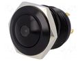 Switch: vandal resistant; Pos: 2; SPST-NO; 2A/36VDC; IP65; OFF-(ON) ONPOW V16B-10D-24G-A