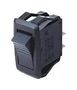 ROCKER SW, SPST, 20A, 125VAC, BLACK MP004570