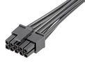 WTB CORD, MICRO-FIT RCPT/FREE END, 5.9" 214756-2101