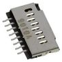 CONNECTOR, MICRO SD, PUSH-PULL, 8POS 105162-0001