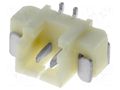 Connector: wire-board; socket; male; PIN: 2; 1A; Urated: 125V; SMT JOINT TECH NX1251-02SMS