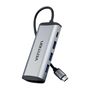 USB-C to USB-C Docking Station, 3x USB3.0, PD 0.15m Vention THAHB, gray, Vention THAHB