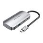 USB-C to USB-C Docking Station, 3x USB3.0, PD 0.15m Vention TNDHB, gray, Vention TNDHB