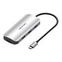 USB-C Docking Station to HDMI, VGA, 3x USB 3.0, PD 0.15m Vention TOIHB (gray), Vention TOIHB