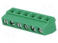 PCB terminal block; angled 90°; 5.08mm; ways: 6; on PCBs; terminal PHOENIX CONTACT MKDSN1.5/6-5.08