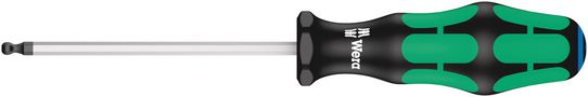 352 Ball end screwdriver for hexagon socket screws, 4.0x100, Wera 05022810001