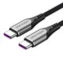 USB-C 2.0 to USB-C Cable Vention TAEHG 1.5m PD 100W Gray, Vention TAEHG