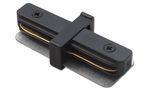 Connector for 1-phase track light rail straight (black) 2034629
