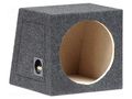 Car loudspeaker enclosure; MDF; black melange; 300mm; 30l BASSER OB.PW02
