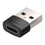 Adapter USB 2.0 Male to USB-C Female Vention CDWB0 Black, Vention CDWB0