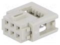 Connector: IDC; plug; female; PIN: 6; straight; IDC; 2.54mm; 2x3 HARTING 09185067803