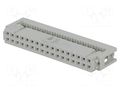 Connector: IDC; plug; female; PIN: 34; for ribbon cable; 2.54mm HARTING 09185346803