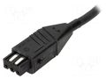 Connector: rectangular; ST; plug; female; PIN: 3; with lead; tinned HIRSCHMANN STAK3K0755M