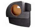 Car loudspeaker enclosure; MDF; grey melange; 300mm; Jaguar; 30l BASSER OBGL.JAGUAR.01