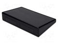 Enclosure: desktop; 1599; X: 140mm; Y: 220mm; Z: 46.5mm; ABS; black HAMMOND HM-1599KTSBK