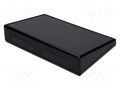 Enclosure: desktop; 1599; X: 140mm; Y: 220mm; Z: 46.5mm; ABS; black HAMMOND HM-1599KTSBK