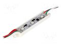 LED; RGB; 120°; No.of diodes: 3; 64mA; 5050,PLCC6; 75x15mm; SMD WORLDSEMI HC-F12V-7515